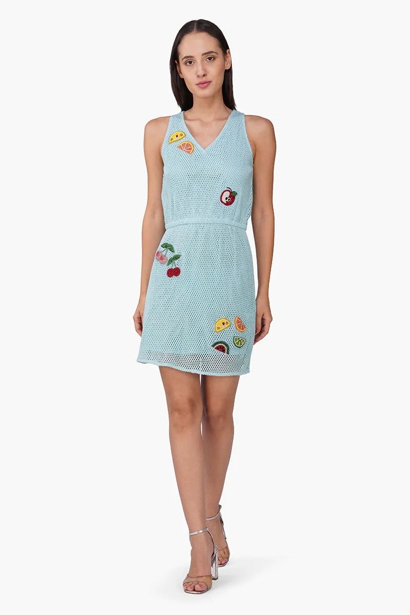 Iced Fruit Embroidered Crochet Dress sold by America & Beyond product image thumbnail 2