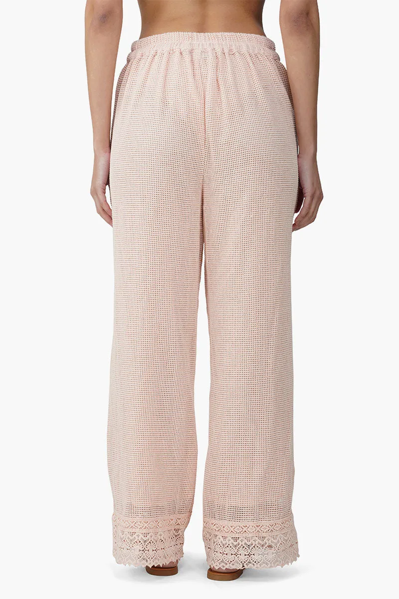 Summer Palm Patch Crochet Pants sold by America & Beyond product image thumbnail 5