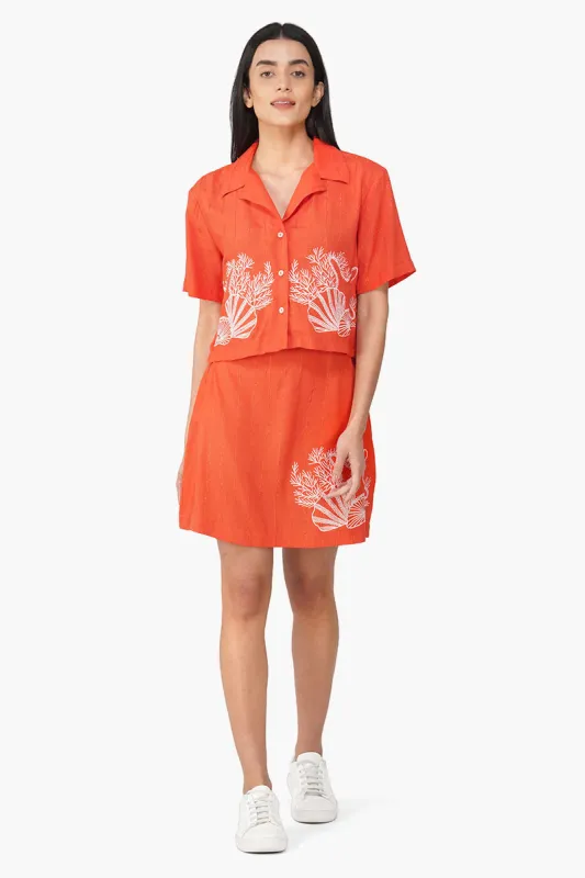 Cassie Embroiderd Shirt sold by America & Beyond