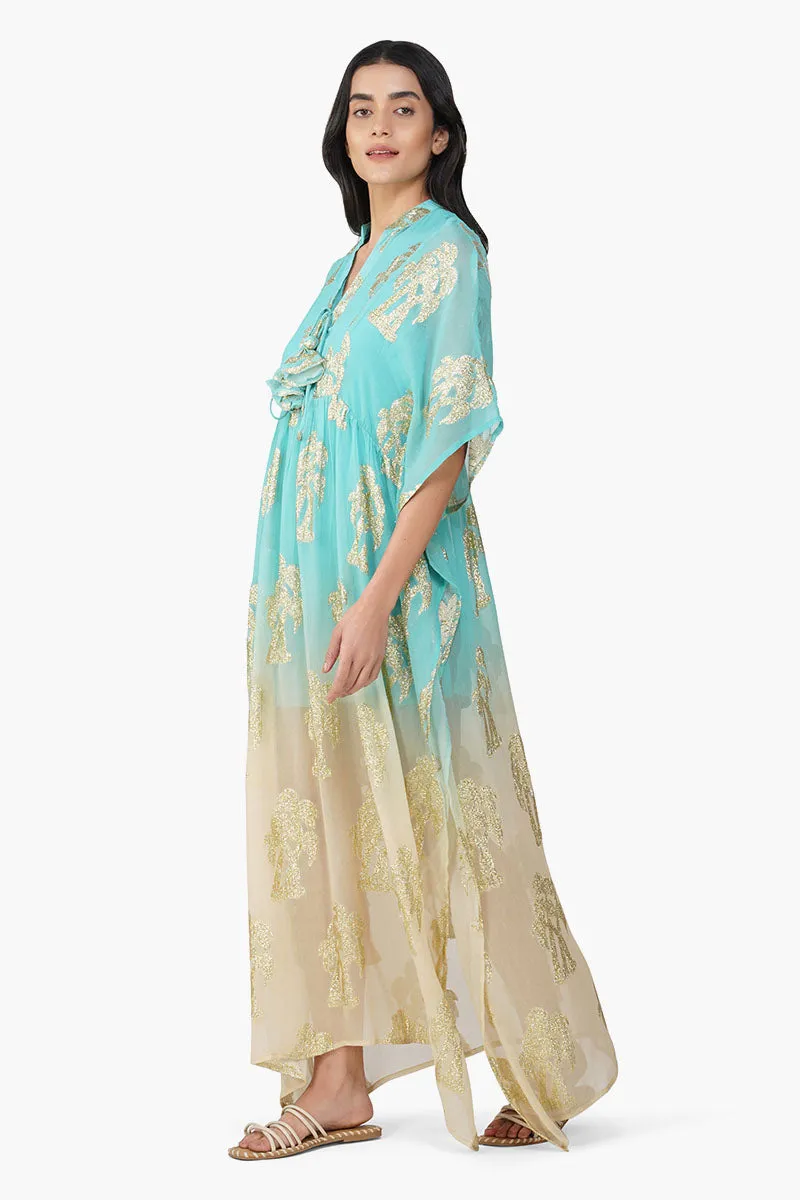 Aquatan Ombray Lurex Cover Up sold by America & Beyond product image thumbnail 4