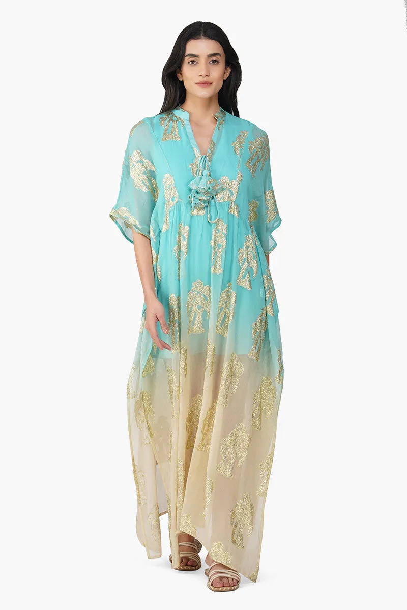 Aquatan Ombray Lurex Cover Up sold by America & Beyond product image thumbnail 2