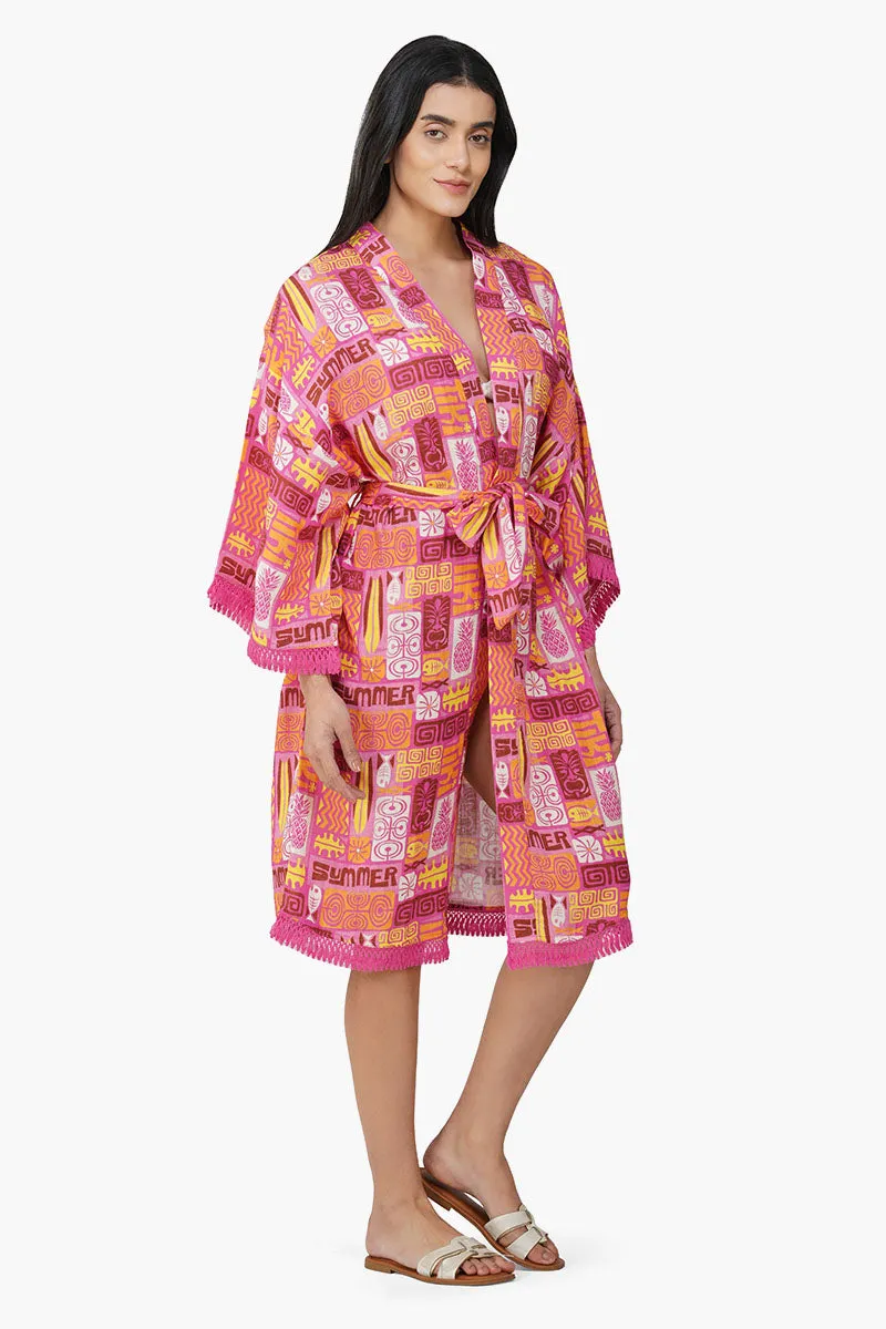 Summer Doris Beach Kaftan sold by America & Beyond product image thumbnail 2