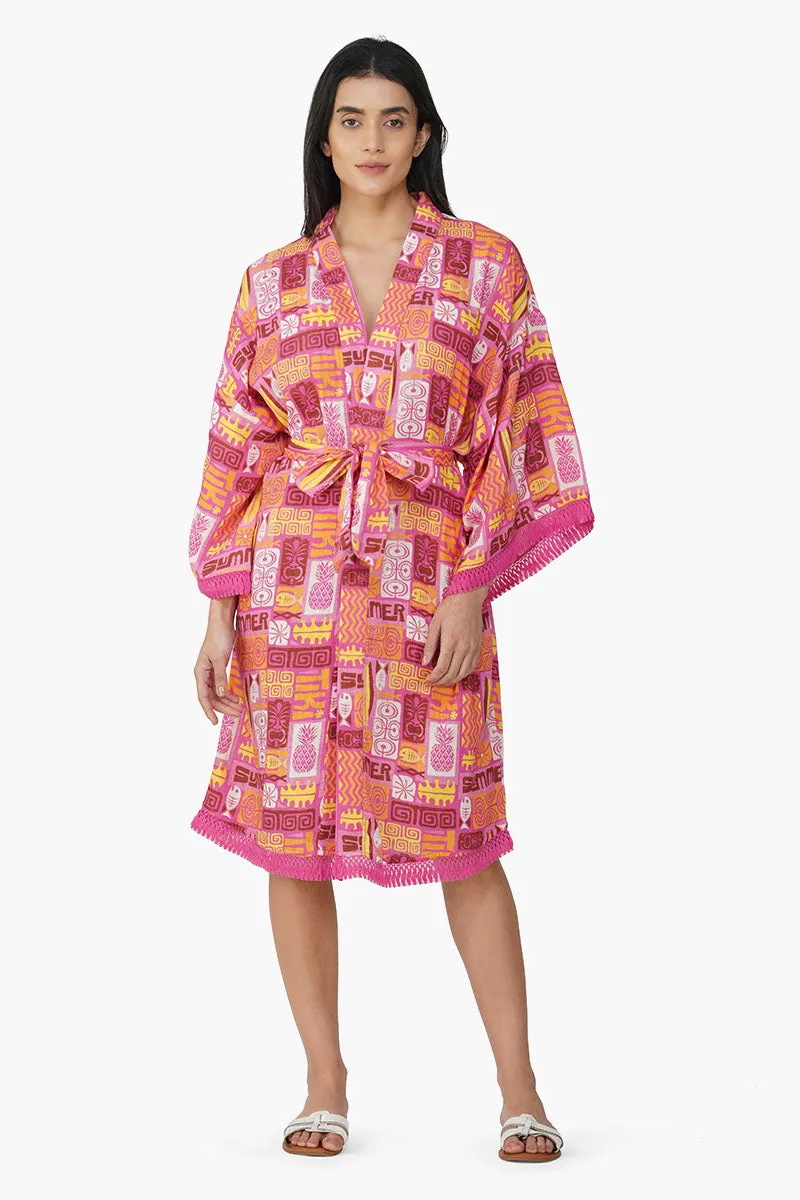 Summer Doris Beach Kaftan sold by America & Beyond