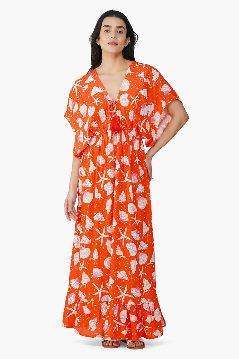 Coralina Printed Maxi Dress sold by America & Beyond product image thumbnail 2