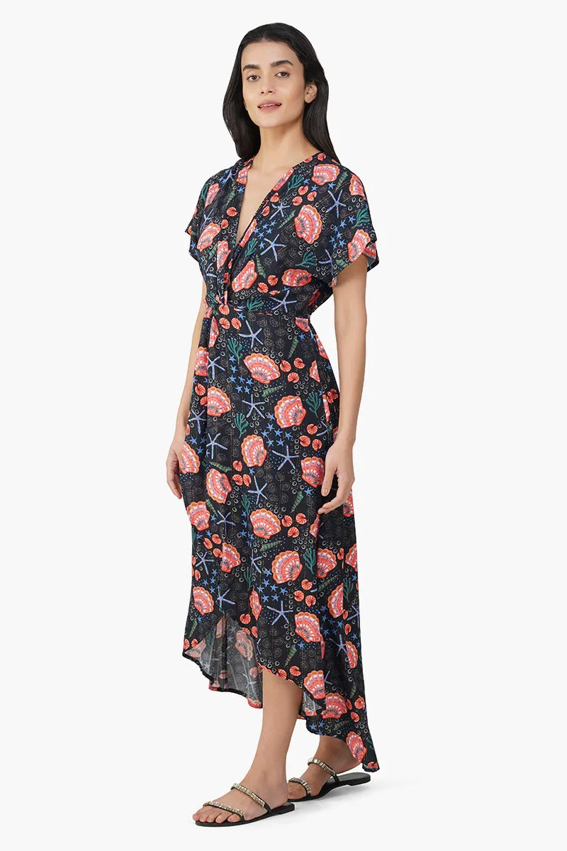 Night Murphy Wrap Dress sold by America & Beyond product image thumbnail 3