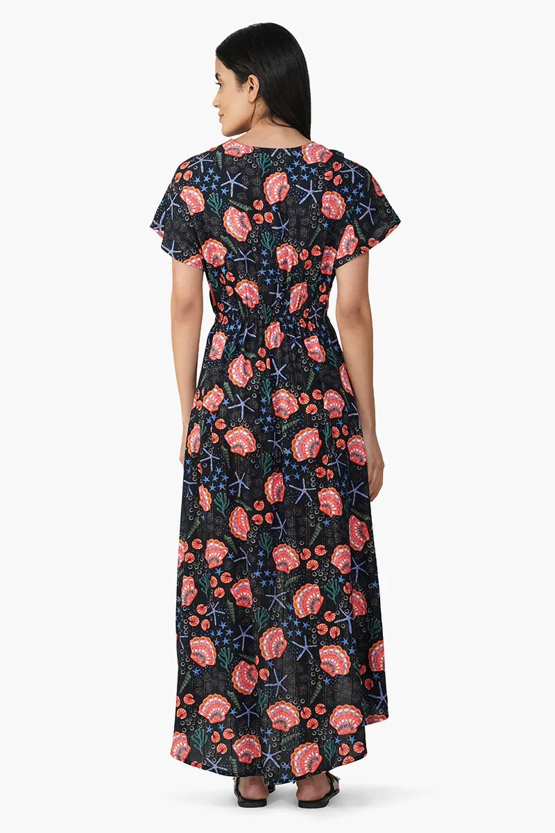 Night Murphy Wrap Dress sold by America & Beyond product image thumbnail 4