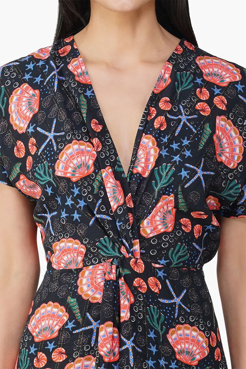 Night Murphy Wrap Dress sold by America & Beyond product image thumbnail 5