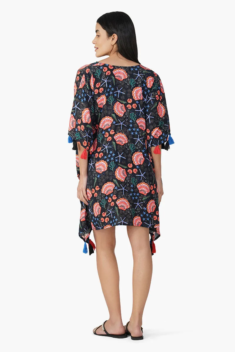 Night Murphy Short Kaftan sold by America & Beyond product image thumbnail 5