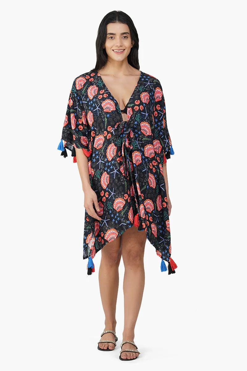 Night Murphy Short Kaftan sold by America & Beyond product image thumbnail 2