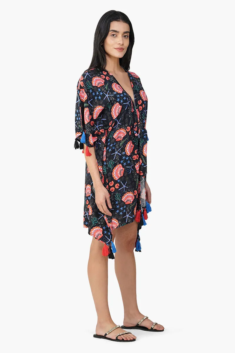 Night Murphy Short Kaftan sold by America & Beyond product image thumbnail 3