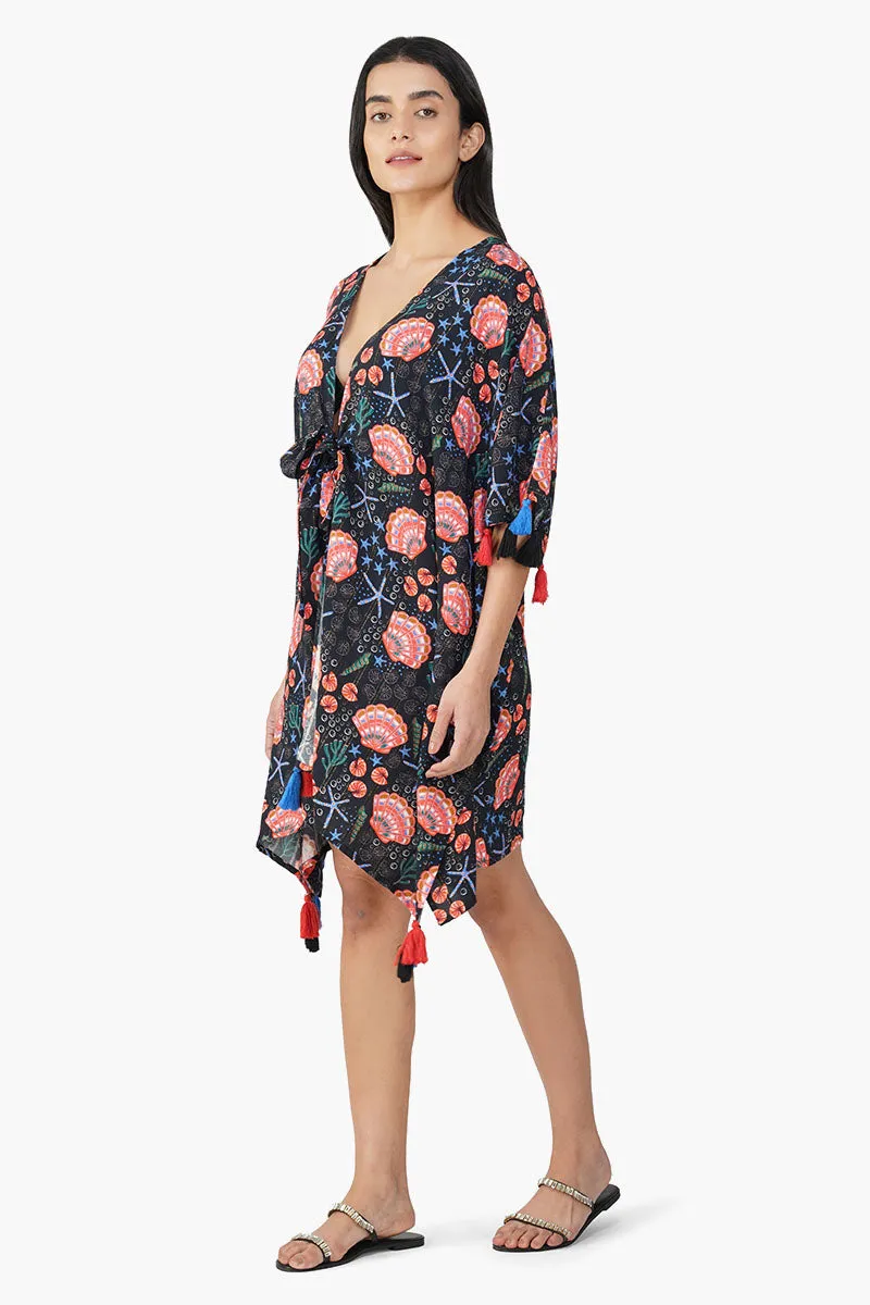 Night Murphy Short Kaftan sold by America & Beyond product image thumbnail 4