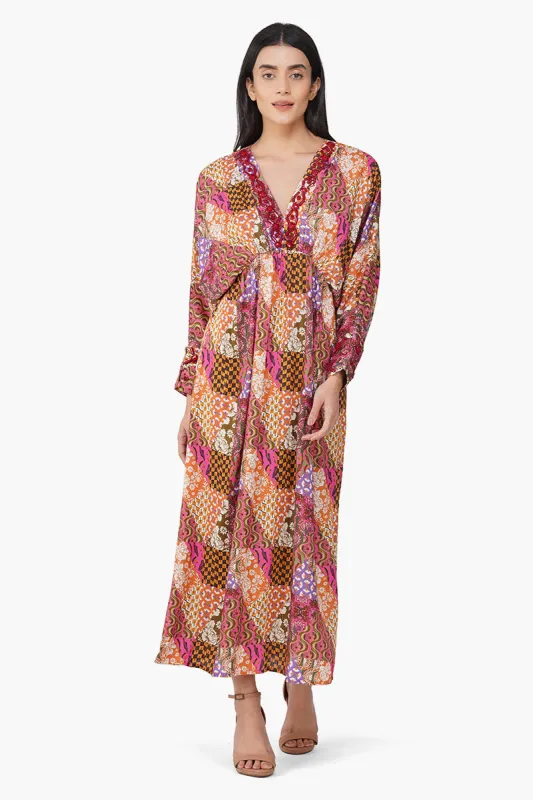 Lady Multiflora Embroidered Dress sold by America & Beyond