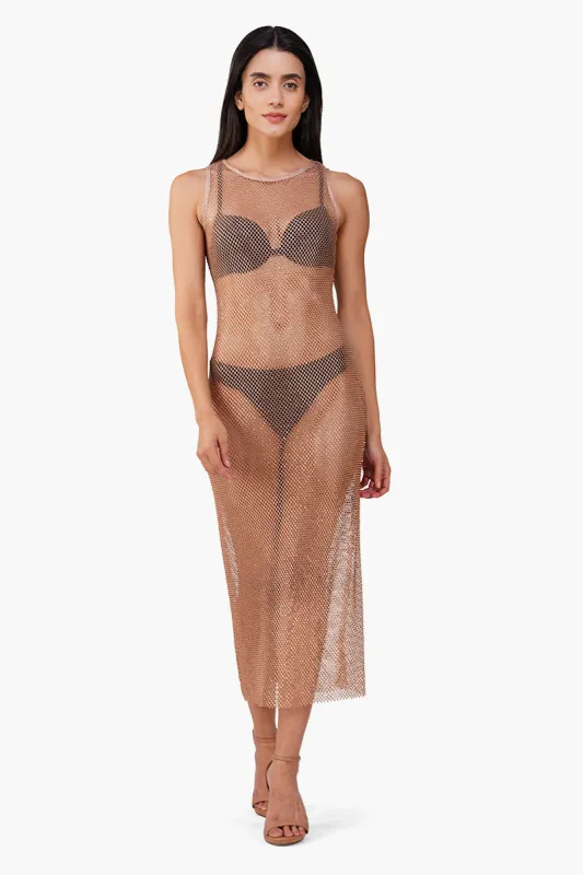 Sheer Sequin Mesh Dress sold by America & Beyond