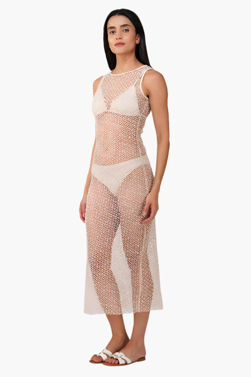 Pearl Sheer Mesh Dress sold by America & Beyond product image thumbnail 4