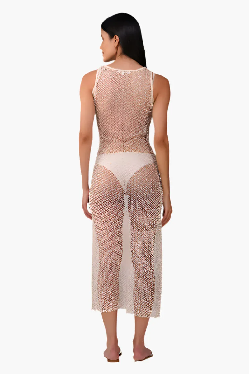 Pearl Sheer Mesh Dress sold by America & Beyond product image thumbnail 5