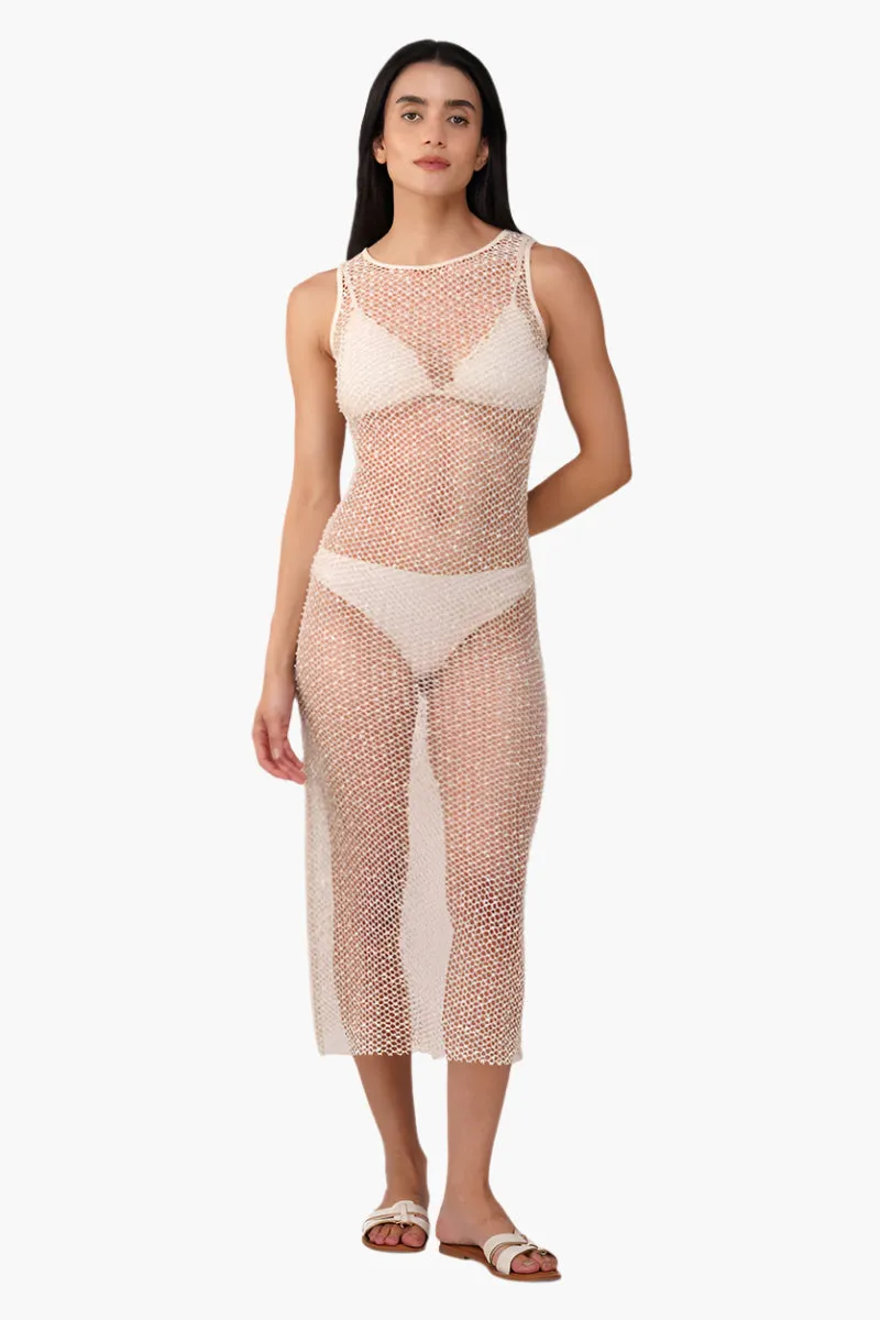 Pearl Sheer Mesh Dress sold by America & Beyond product image thumbnail 2