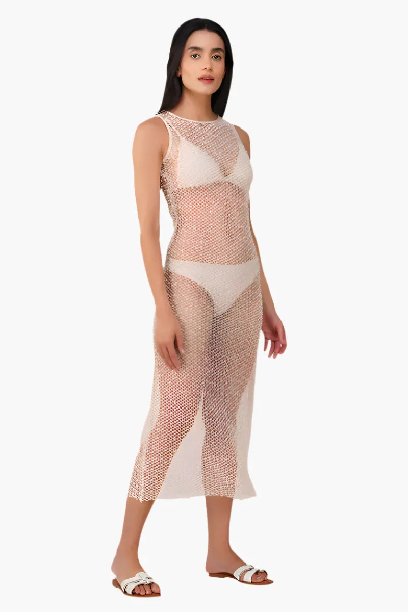 Pearl Sheer Mesh Dress sold by America & Beyond product image thumbnail 3