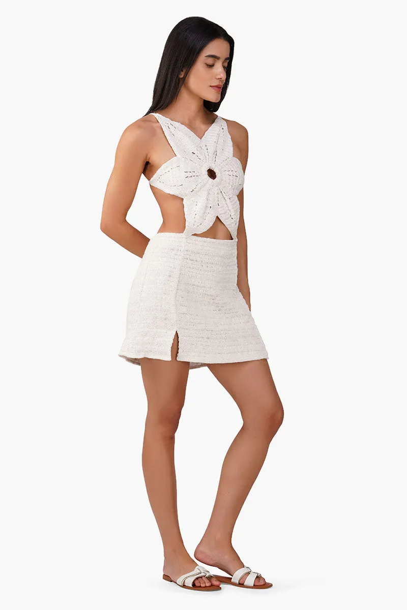 Chrochet Floral Knit Dress sold by America & Beyond product image thumbnail 2