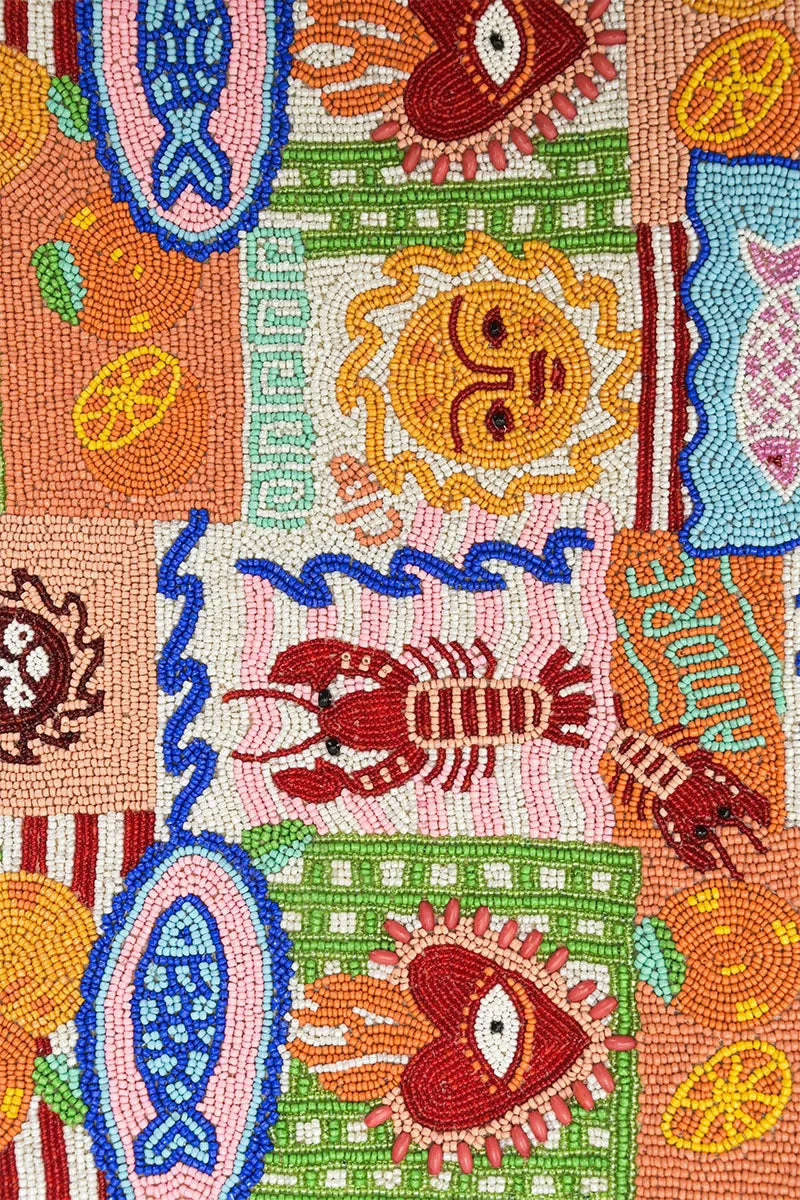 Sun & Sea Beaded Tote sold by America & Beyond product image thumbnail 2