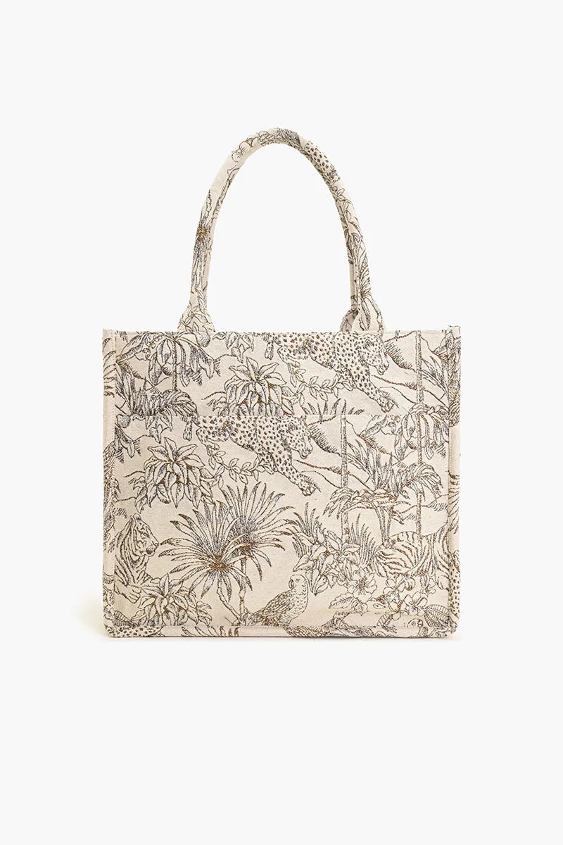 Wildscape Embellished Tote sold by America & Beyond product image thumbnail 4