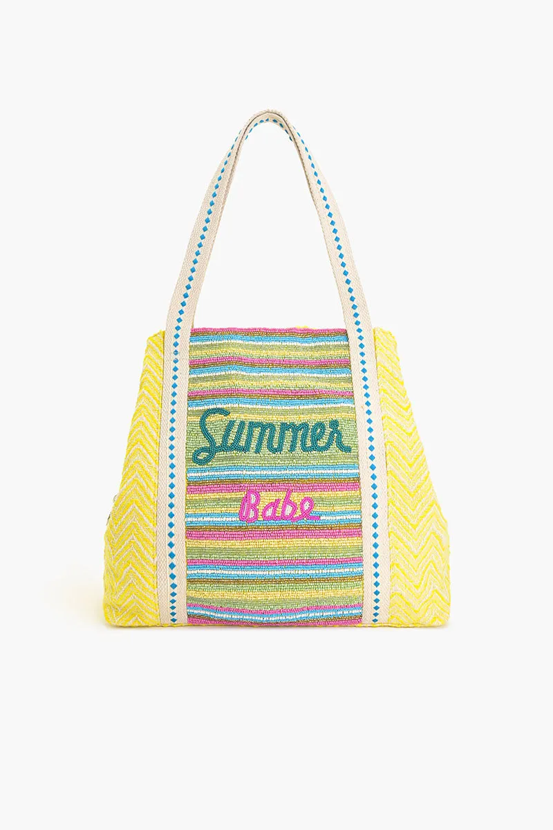 Summer Babe Embellished Tote sold by America & Beyond