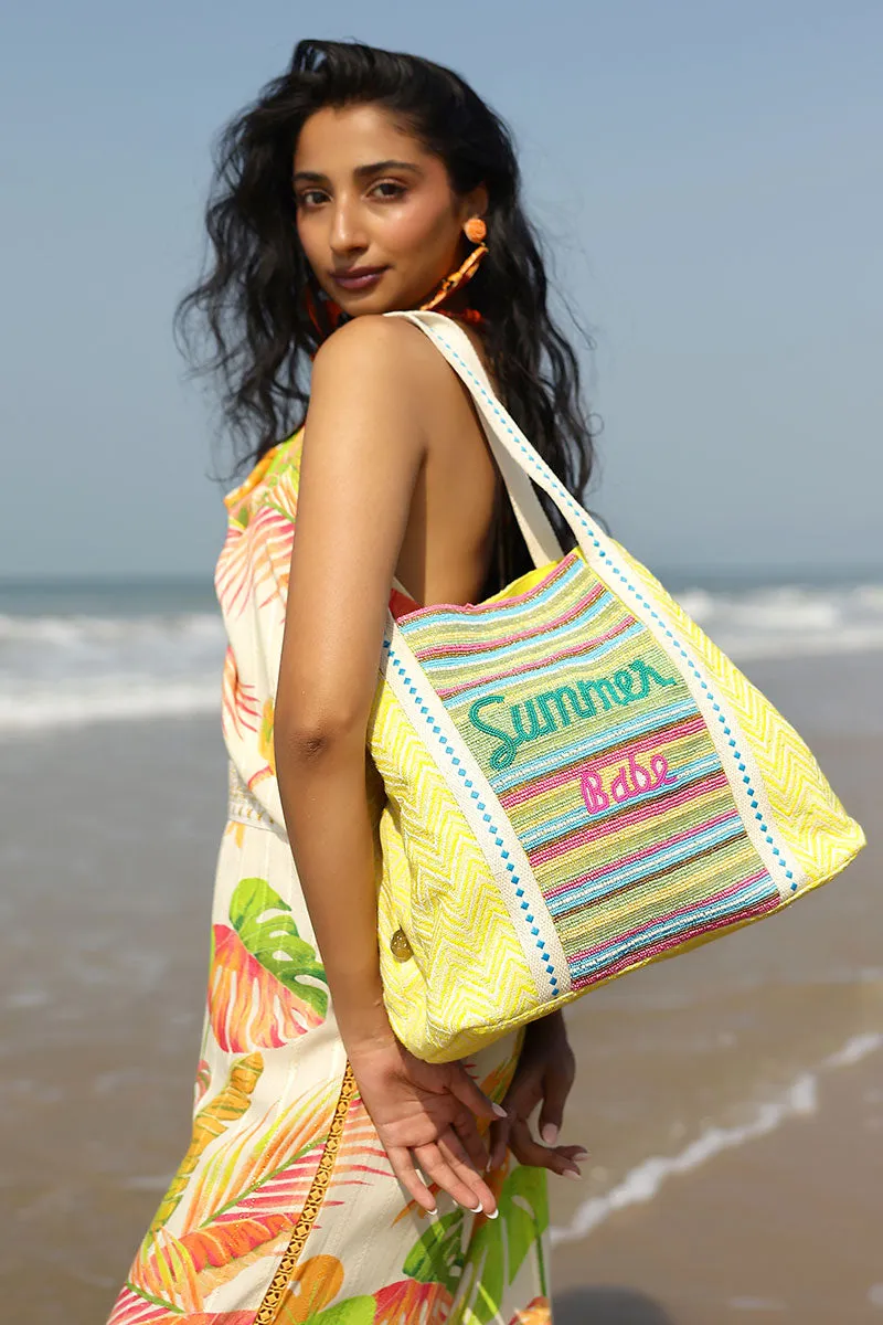 Summer Babe Embellished Tote sold by America & Beyond product image thumbnail 2