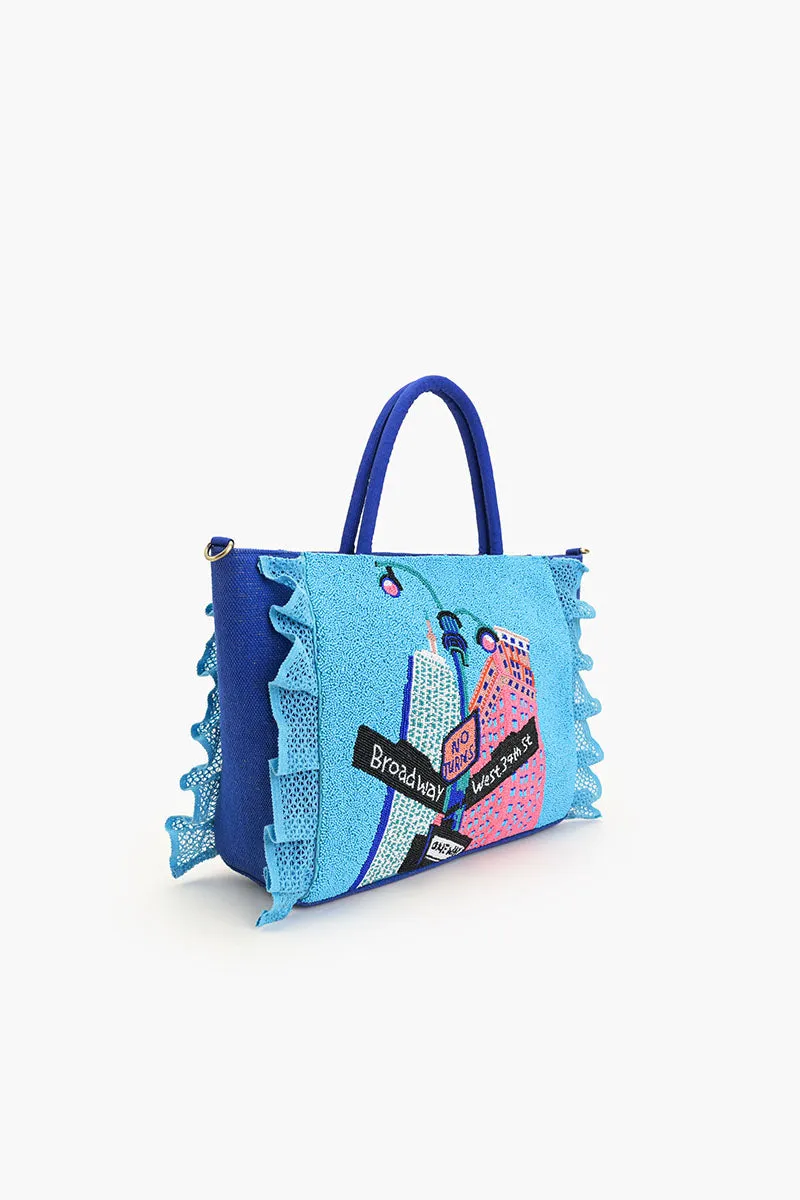 Broadway Nights Beaded Beach Bag sold by America & Beyond product image thumbnail 3