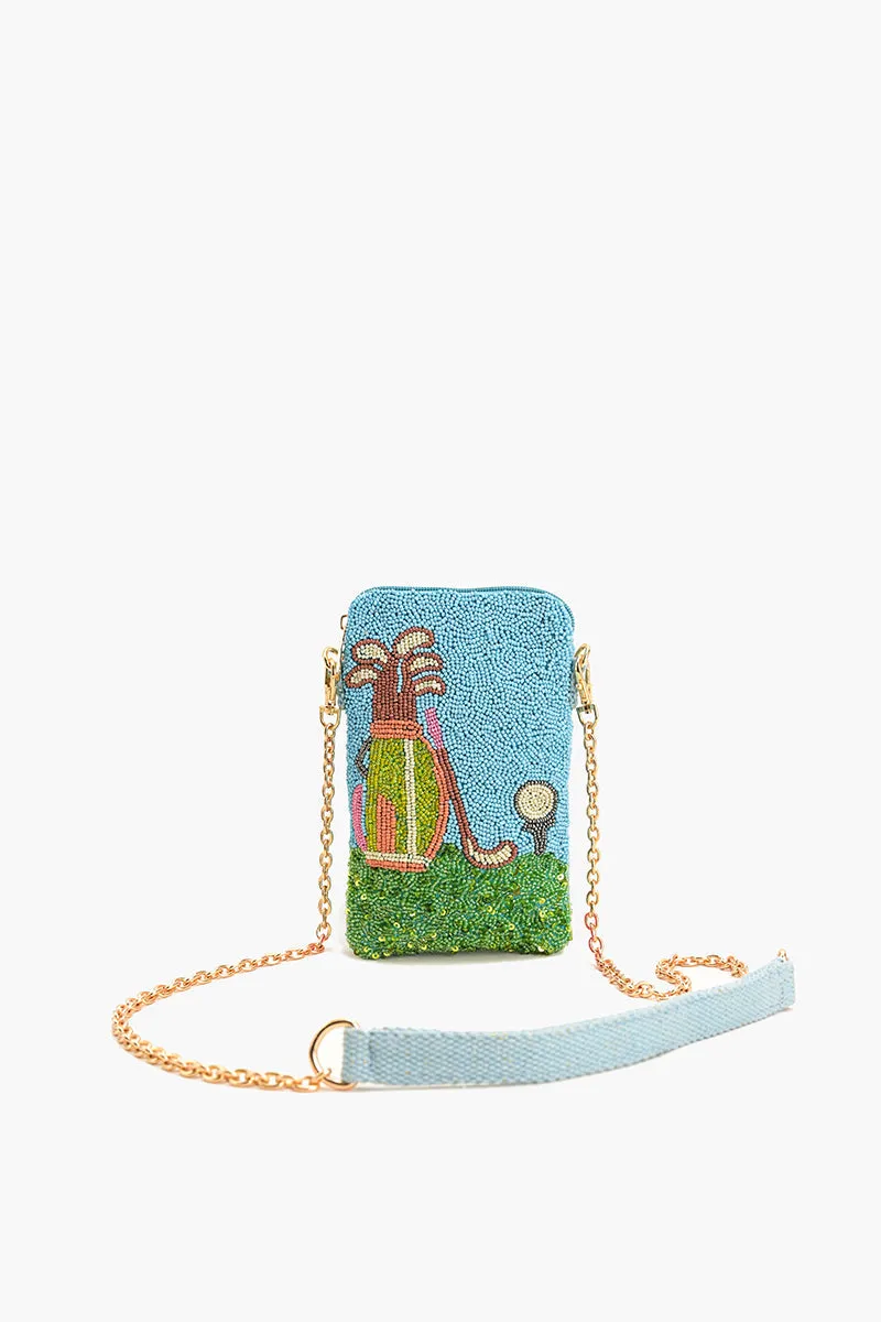 Tee Keeper Beaded Mobile Crossbody sold by America & Beyond