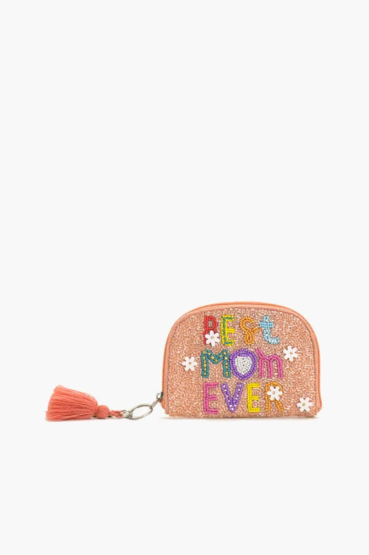 Best Mom Ever Beaded Pouch sold by America & Beyond