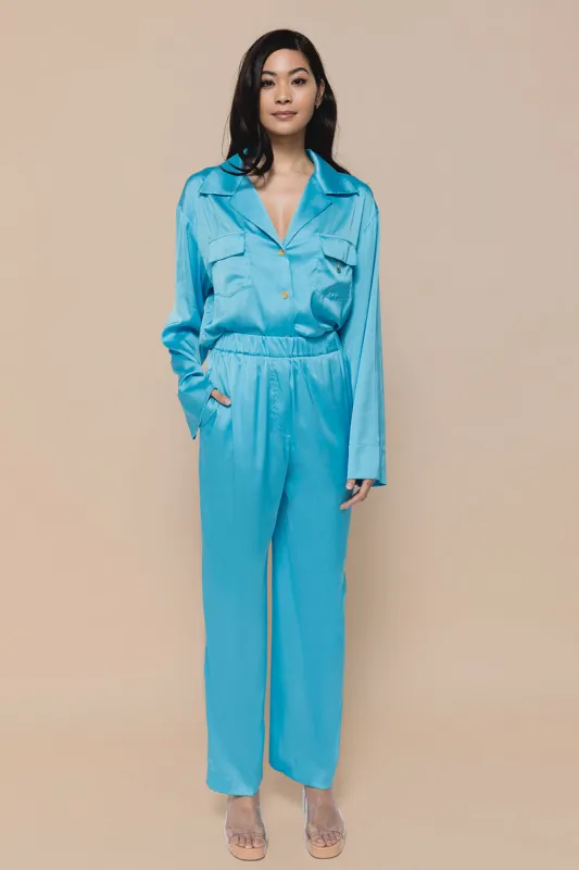 The Co-ord Set in Aqua sold by America & Beyond