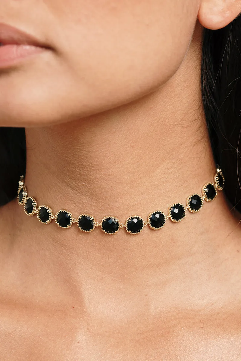 The Andorra Choker in Black sold by America & Beyond