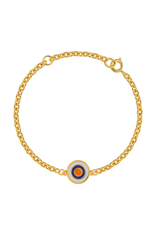 The Mykonos Bracelet in Orange sold by America & Beyond