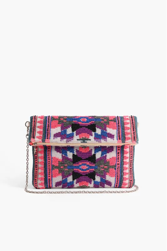 Very Peri Handcrafted Clutch sold by America & Beyond