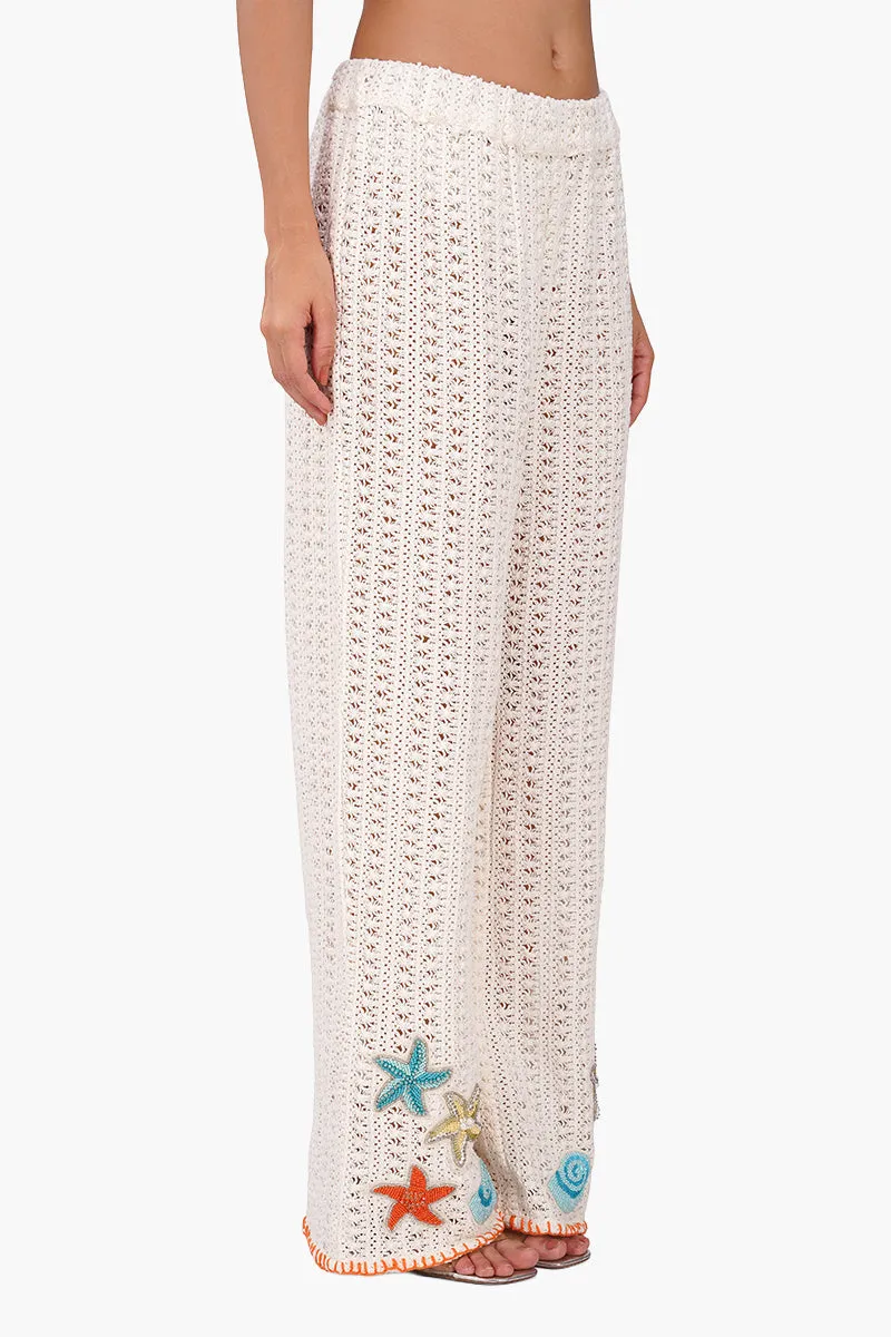 Coastel Patch Crochet Embellished Pant sold by America & Beyond product image thumbnail 2