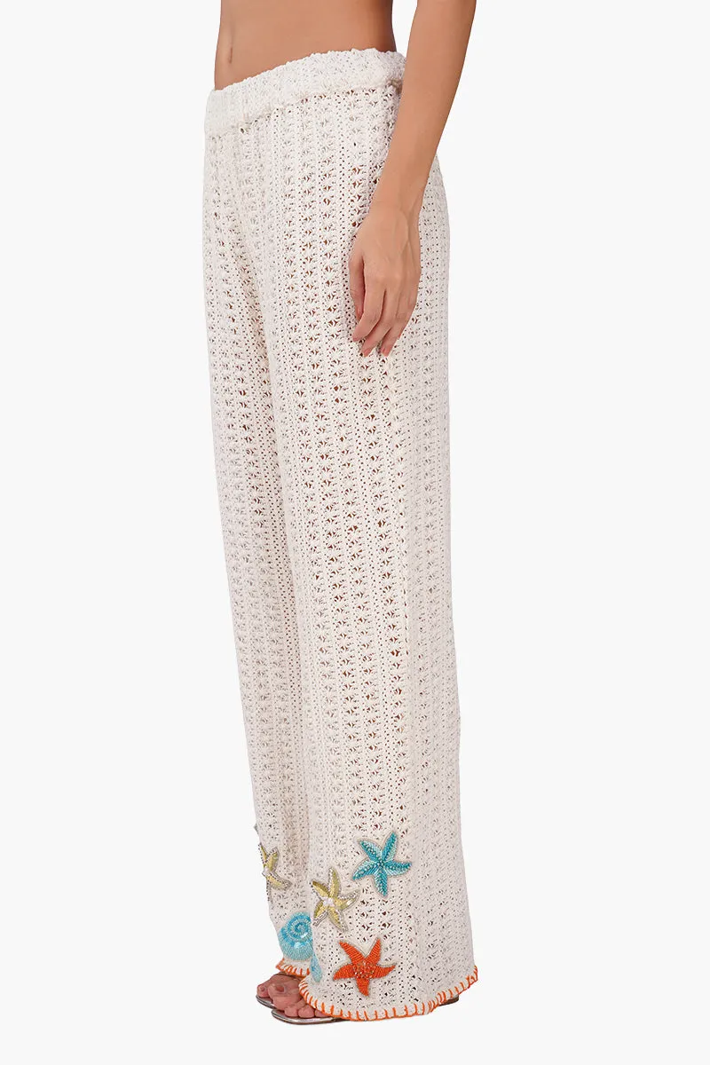 Coastel Patch Crochet Embellished Pant sold by America & Beyond product image thumbnail 3