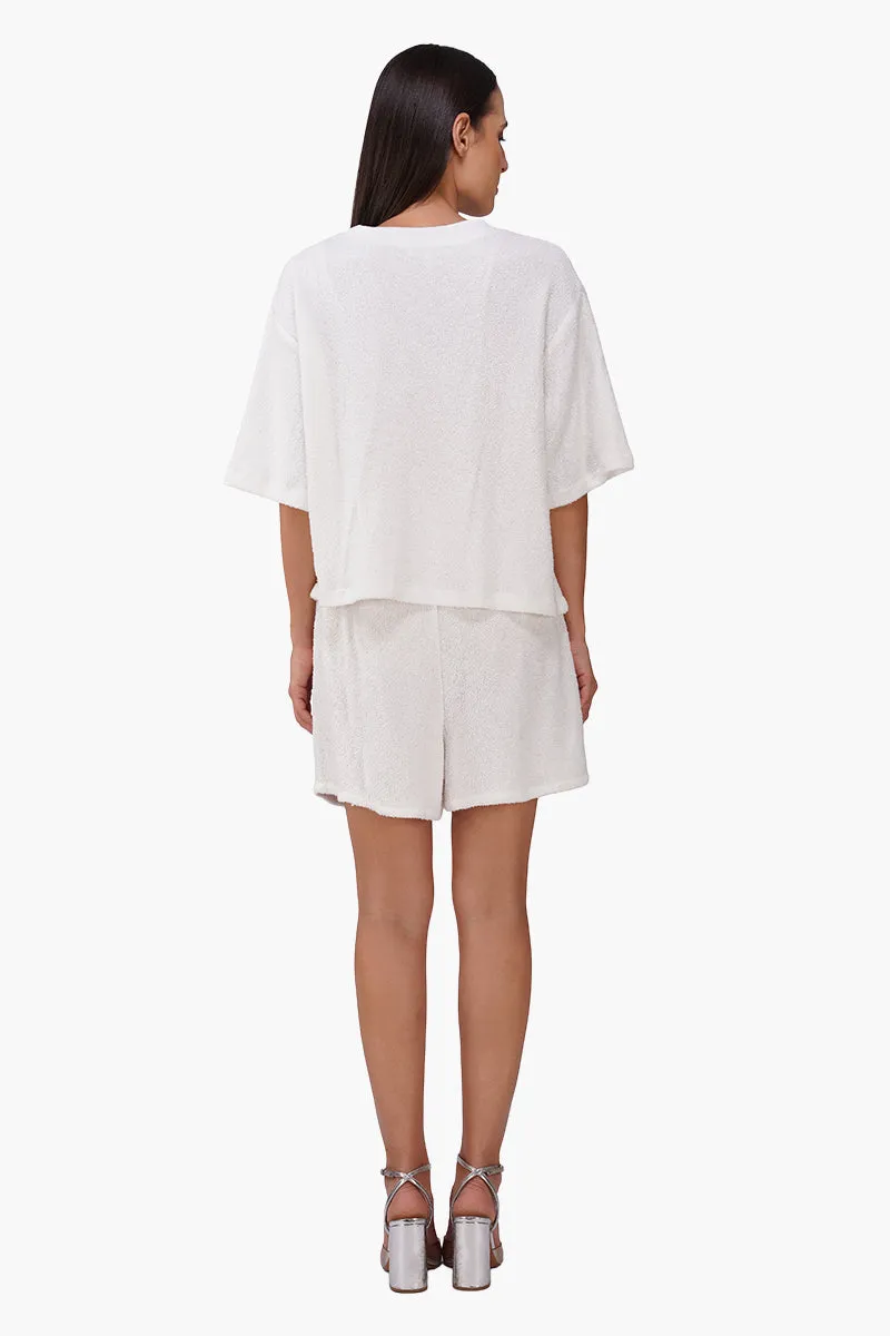 White Oversized Eyeloom T-Shirt sold by America & Beyond product image thumbnail 4