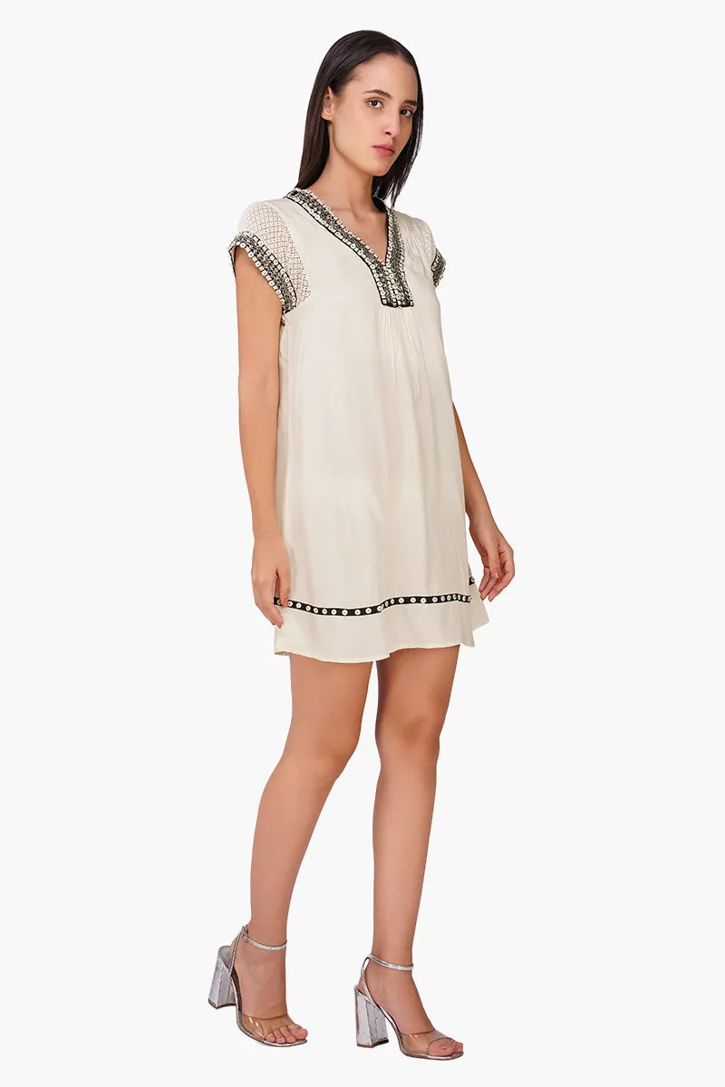 Queen Emperor Embellished Short Dress sold by America & Beyond product image thumbnail 2
