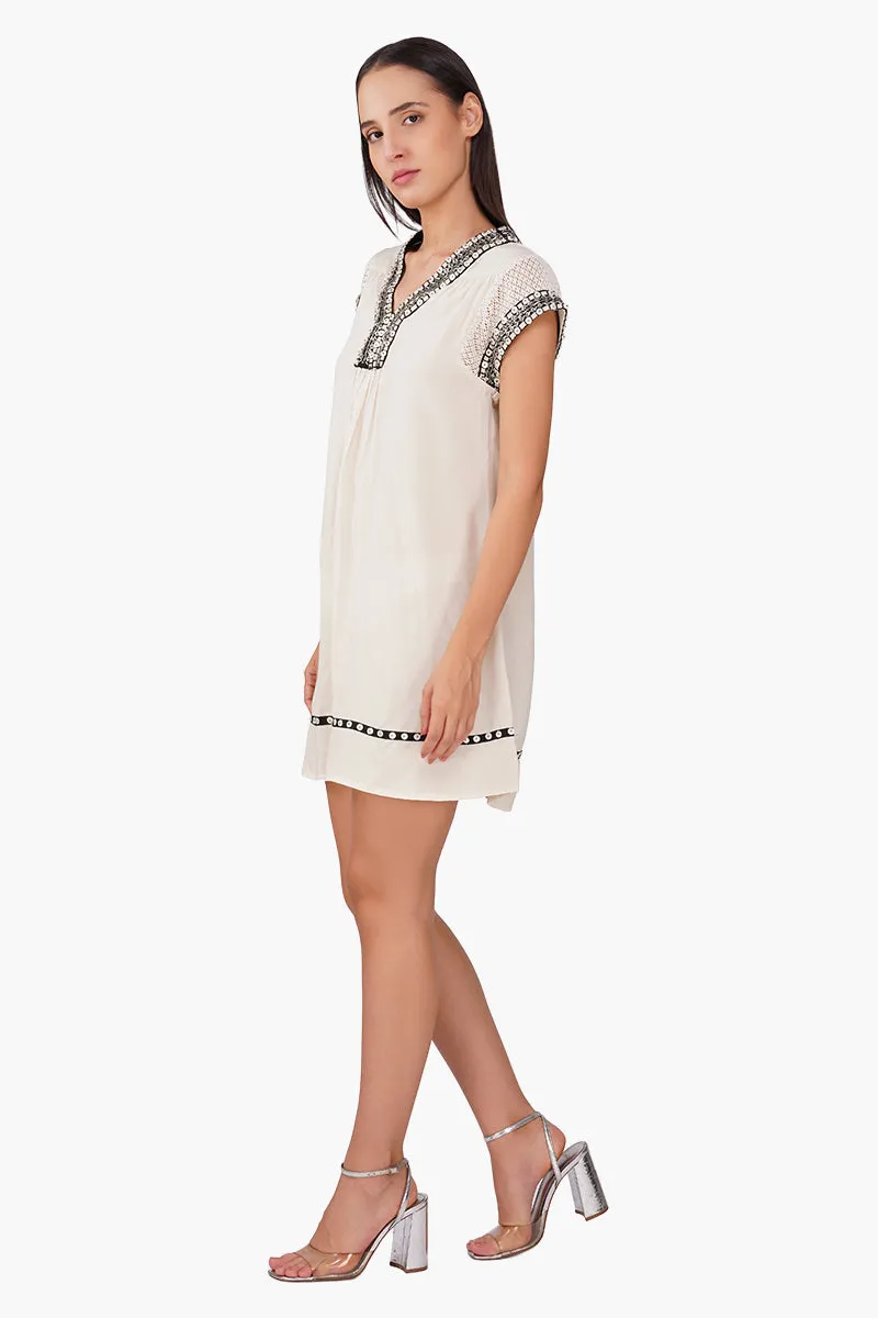 Queen Emperor Embellished Short Dress sold by America & Beyond product image thumbnail 3