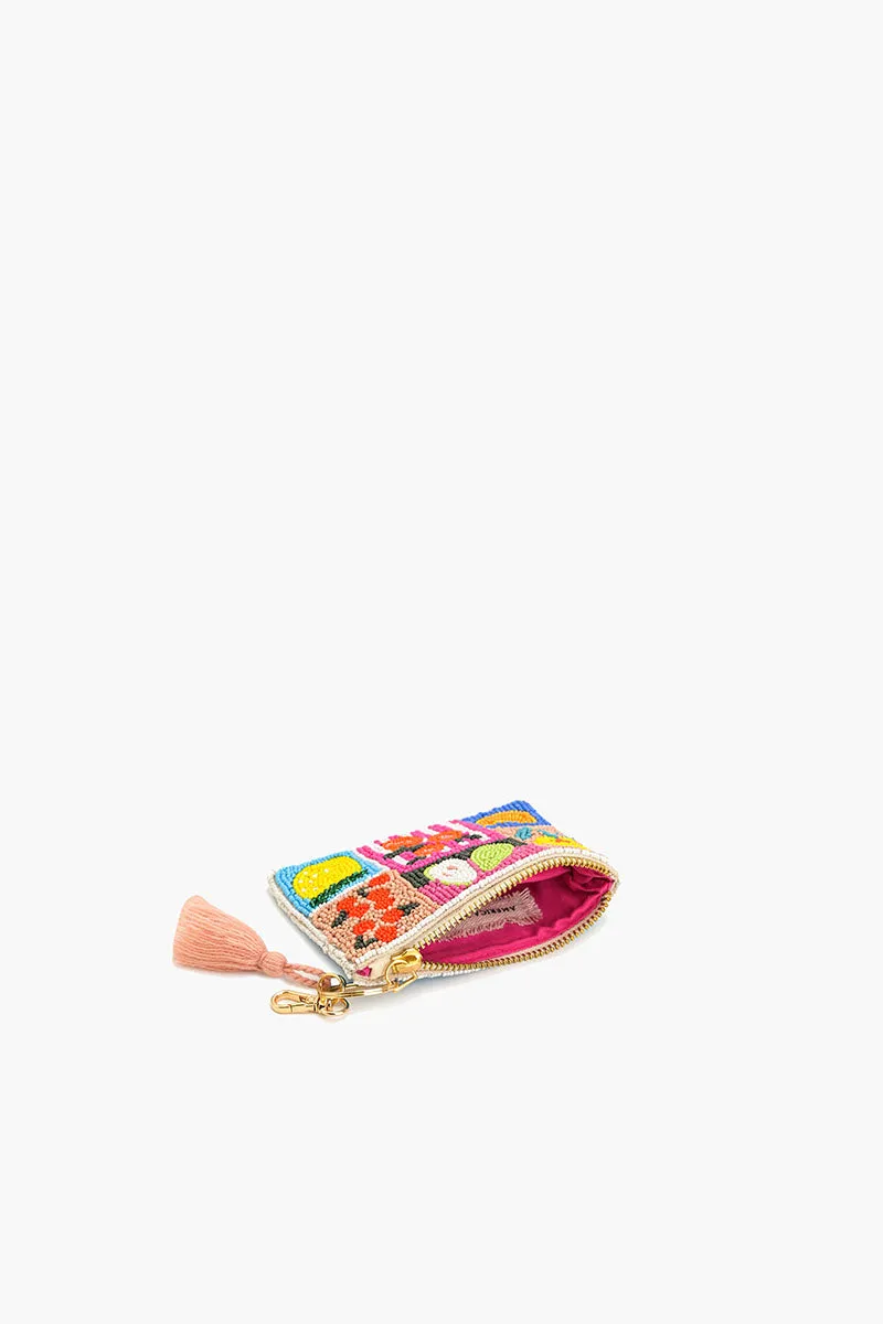Tropical Treats Beaded Coin Pouch sold by America & Beyond product image thumbnail 3
