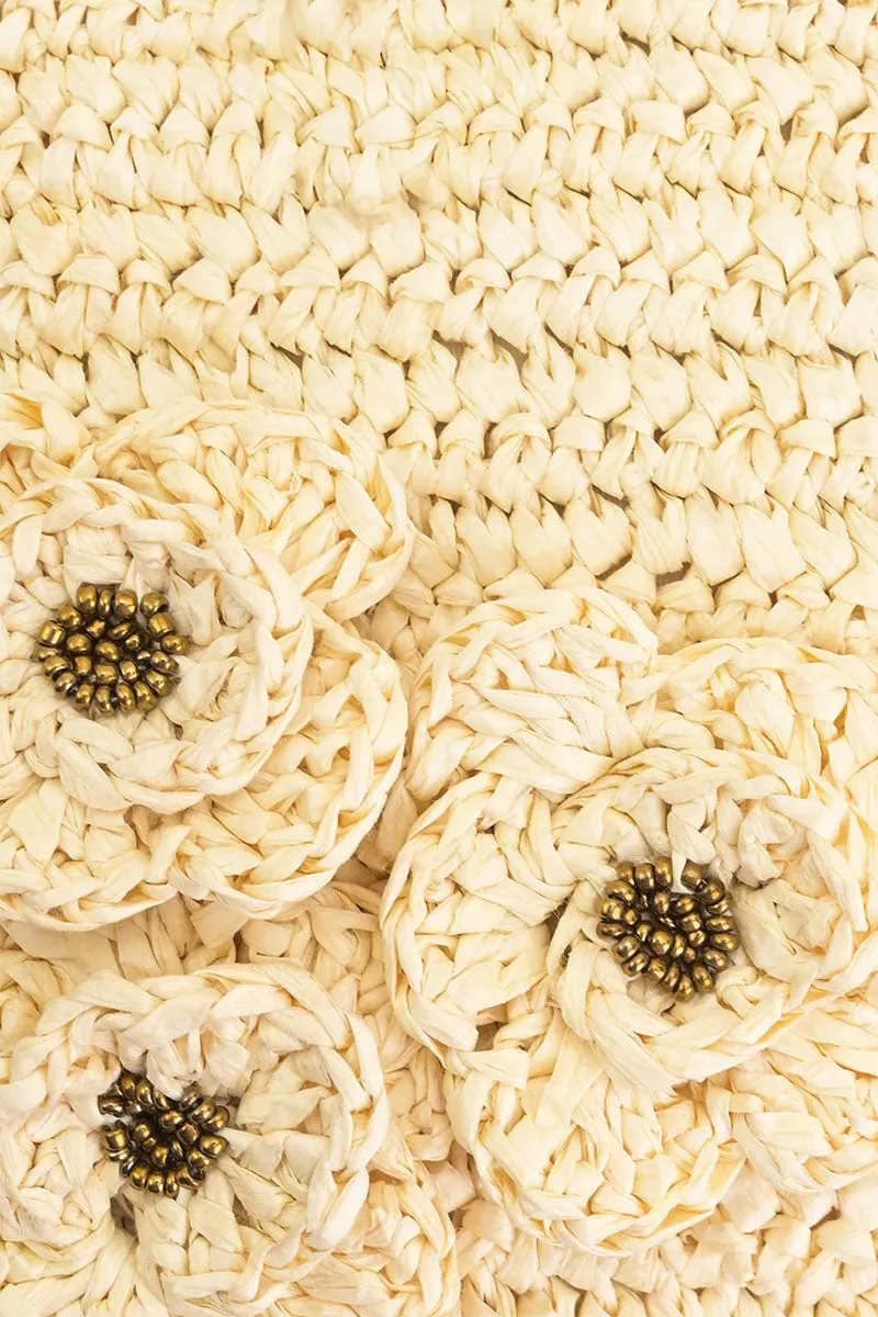 Raffia Flap Shoulder Bag sold by America & Beyond product image thumbnail 2