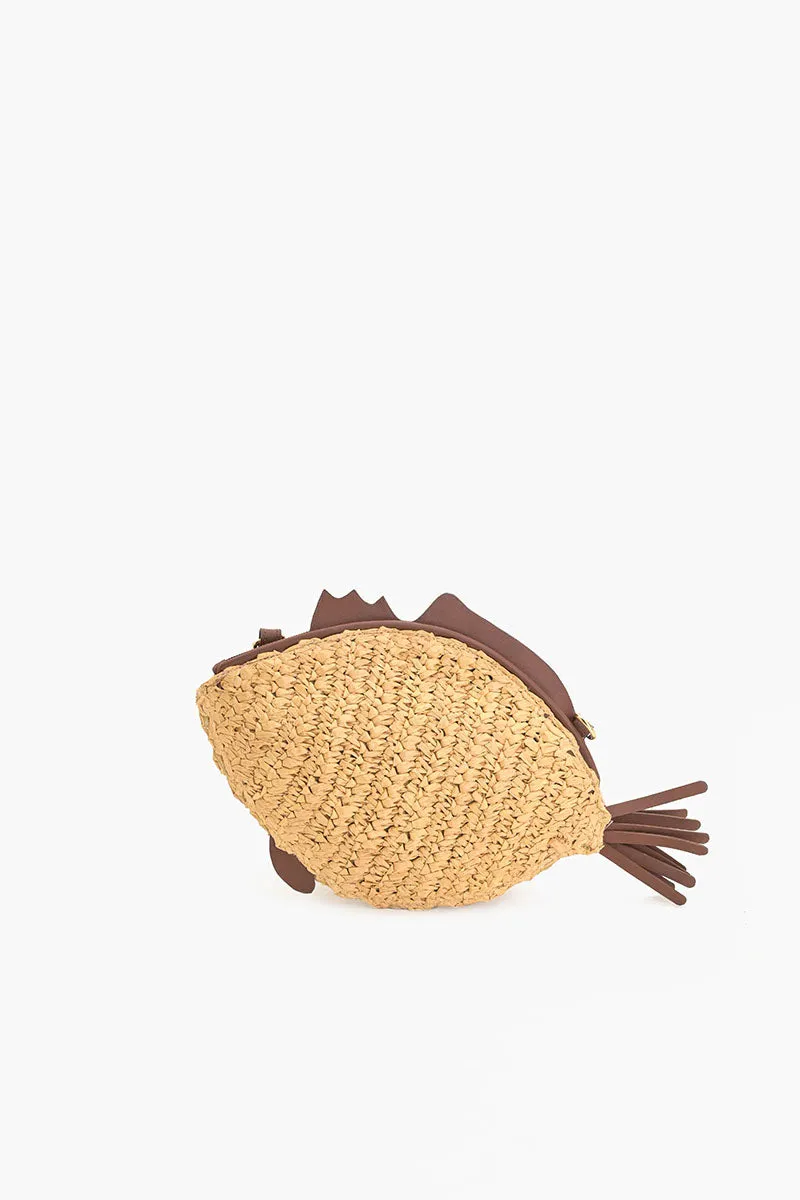 Marine Muse Raffia Fish Bag sold by America & Beyond product image thumbnail 3
