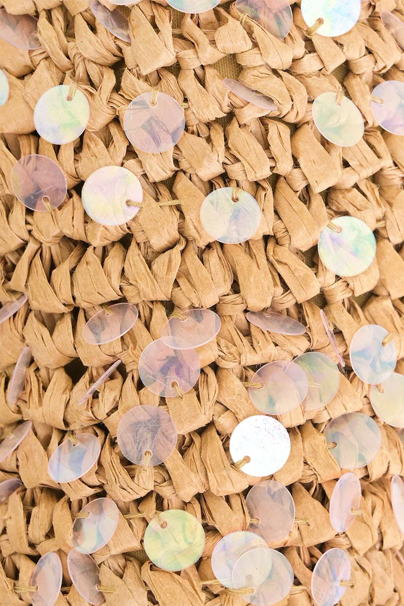 Ocean Whimsy Raffia Fish Bag sold by America & Beyond product image thumbnail 2