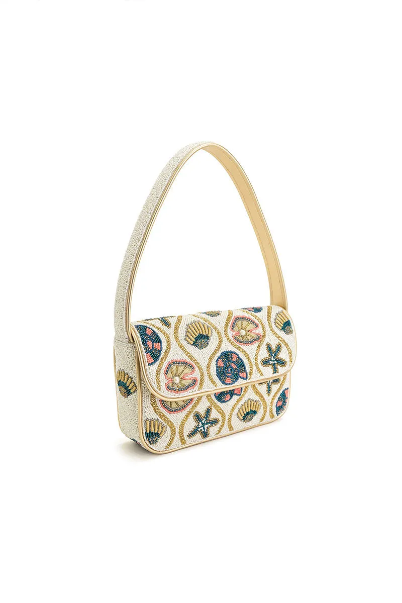 Sunlit Shore Embellished Shoulder Bag sold by America & Beyond product image thumbnail 3