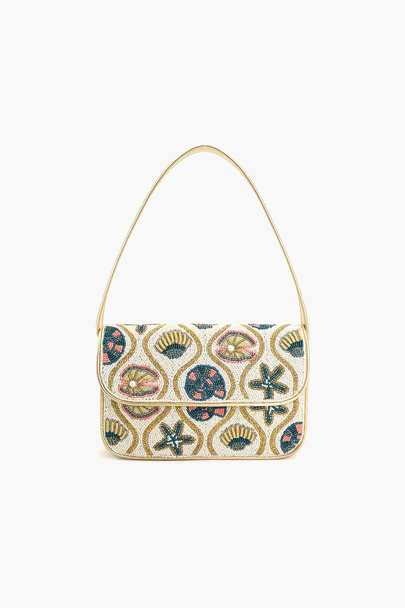 Sunlit Shore Embellished Shoulder Bag sold by America & Beyond