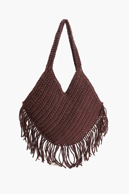 Rustic Weaves Paper Crochet Bag sold by America & Beyond