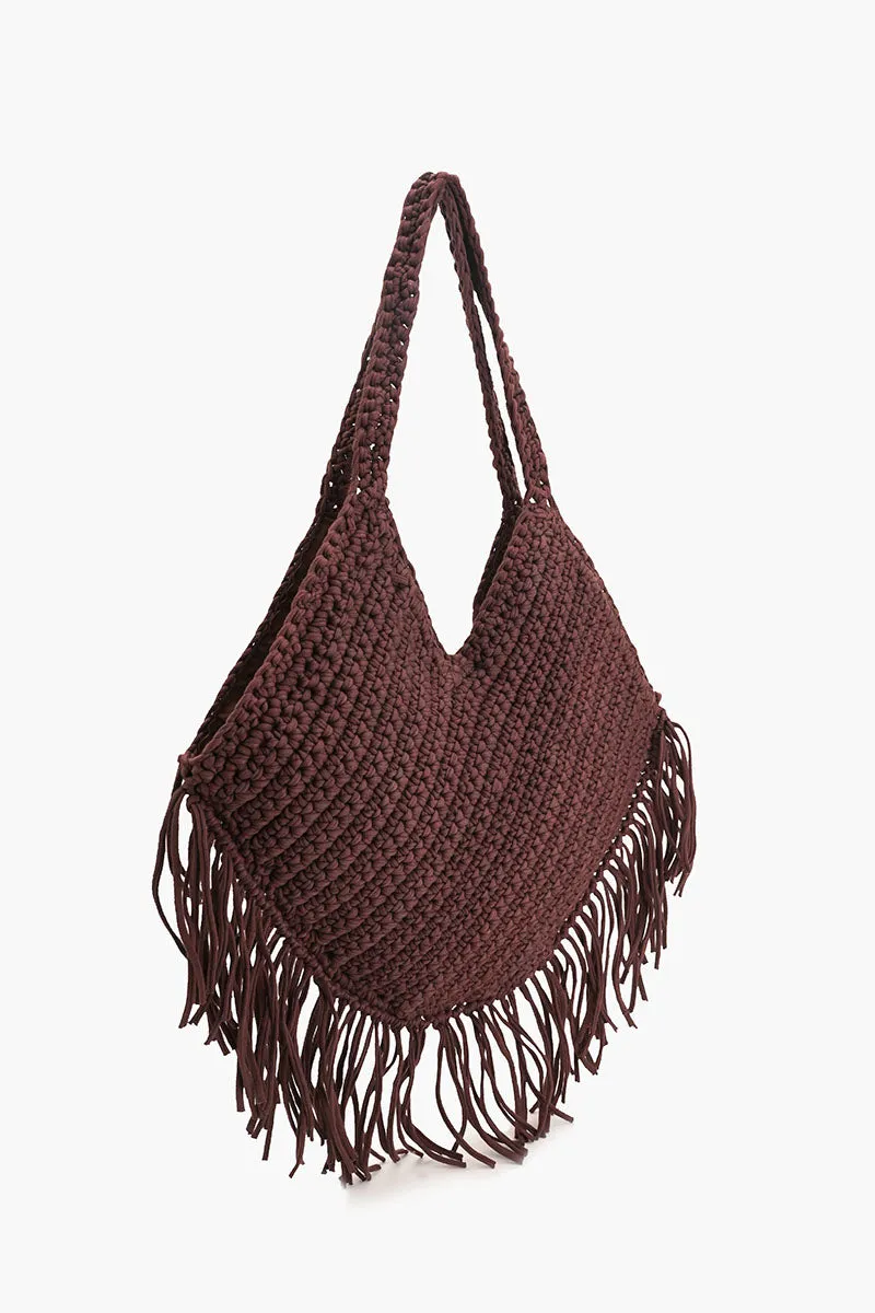 Rustic Weaves Paper Crochet Bag sold by America & Beyond product image thumbnail 3