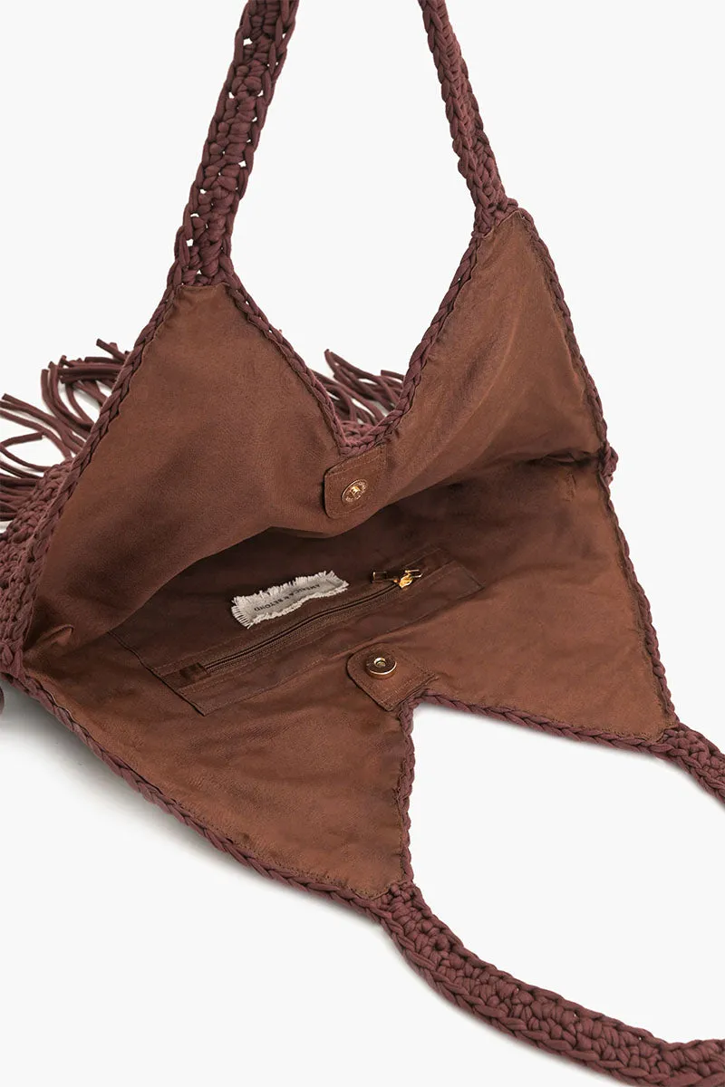 Rustic Weaves Paper Crochet Bag sold by America & Beyond product image thumbnail 4