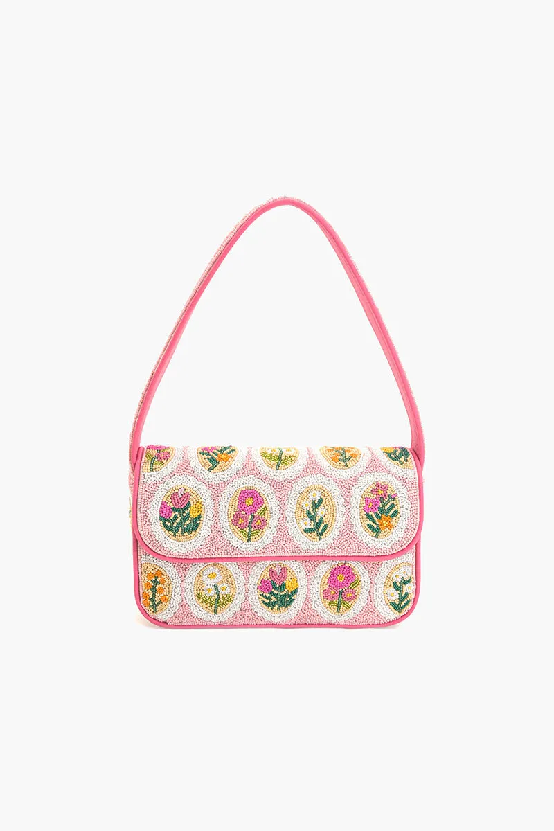 Blooming Medallions Beaded Shoulder Bag sold by America & Beyond
