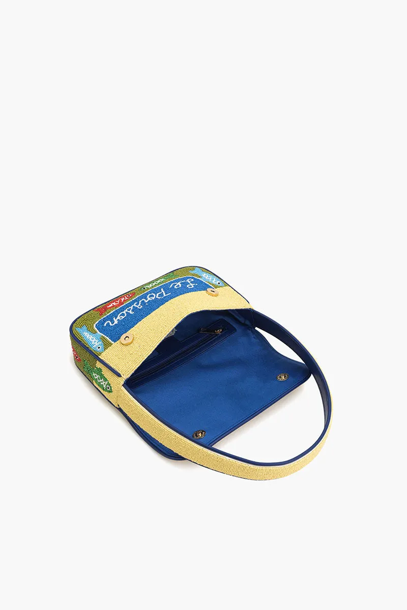 Fish Tales Beaded Shoulder Bag sold by America & Beyond product image thumbnail 5