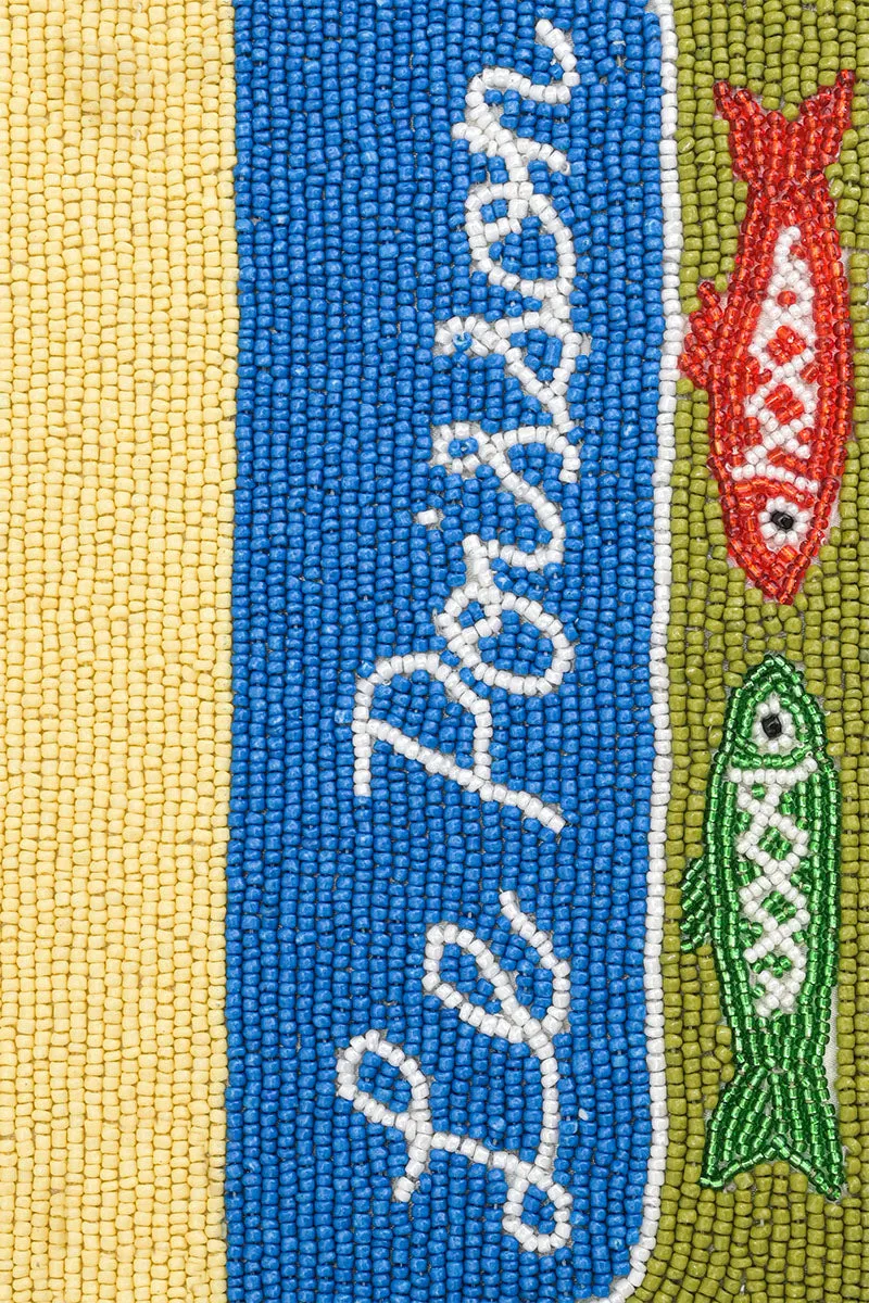 Fish Tales Beaded Shoulder Bag sold by America & Beyond product image thumbnail 2